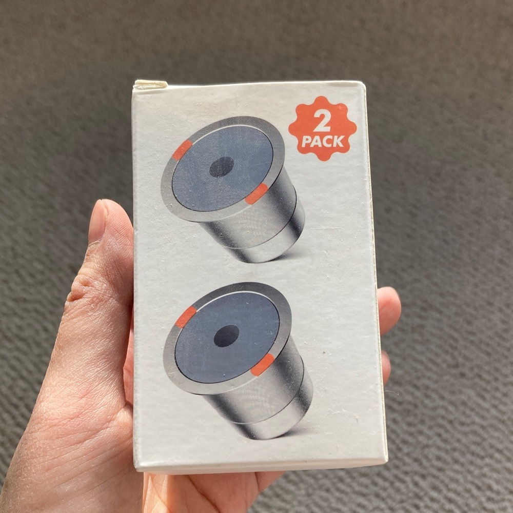 Silver Metal Reusable KCup Coffee Pods Filters, 2 Pack